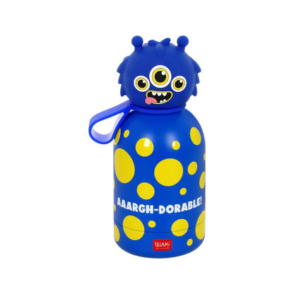 Bellissima borraccia termica super resistente a tema mostriciattolo