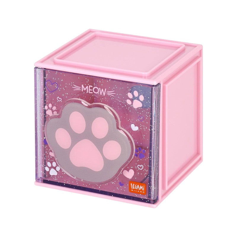 Bellissimo box quadrato componibile con apertura a cassetto legami