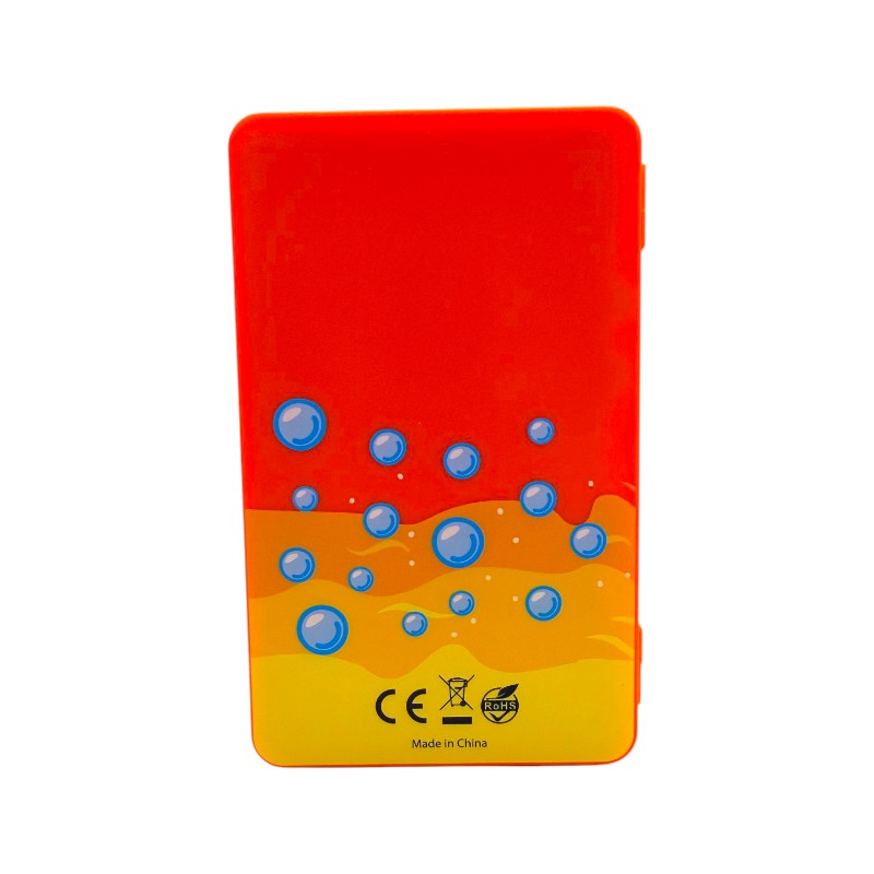 Calcolatrice con tablet lcd lavagnetta scrivi e cancella, tinta unita limited edition bubble tea