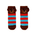 Calzini antiscivolo Legami Cane con orecchie in rilievo e maglia a righe: morbidi ed elastici, taglie 26-34 e 35-42. Su Viano Shop!