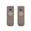 Calzini antiscivolo Legami Koala grigi con orecchie in rilievo e musetto ricamato: morbidi, taglie 26-34 e 35-42. Su Viano Shop!