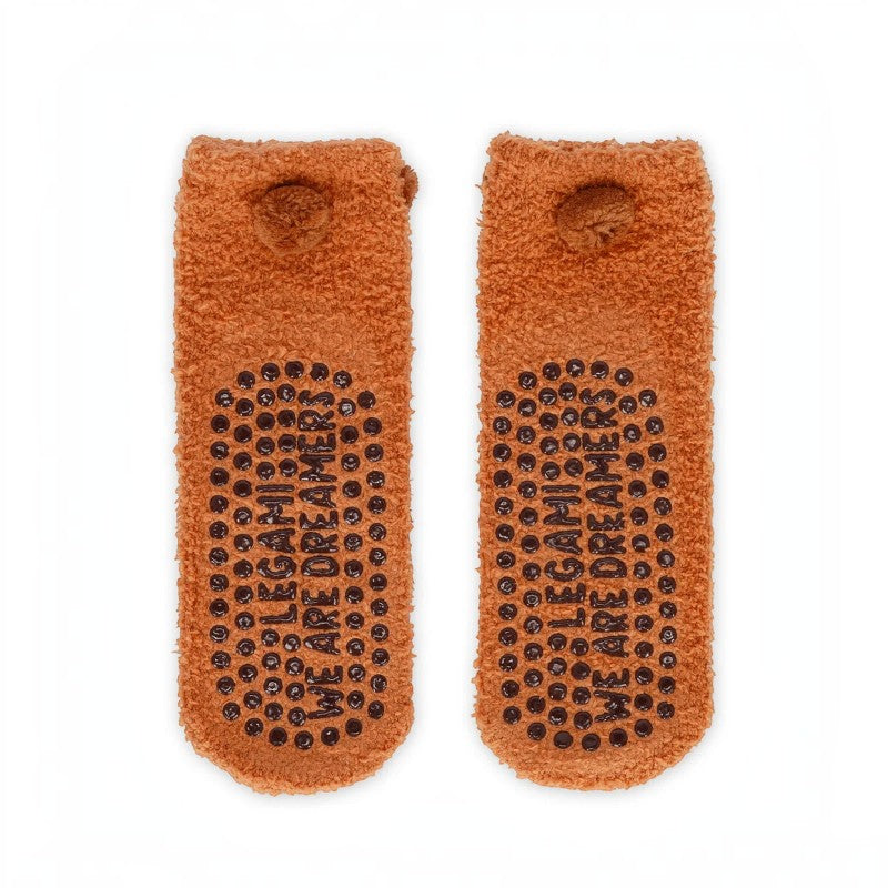 Calze antiscivolo Legami Orso in tessuto elasticizzato con suola antiscivolo, design kawaii con orecchie pon pon. Comfort per bambini!