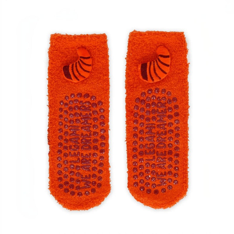 Calze antiscivolo Legami Volpe in tessuto elasticizzato con suola antiscivolo, design kawaii. Comfort e sicurezza per bambini! Scoprile 