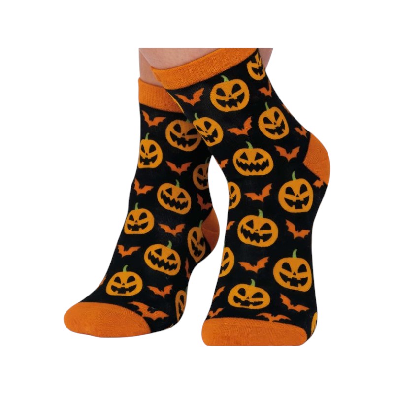 Calze Halloween - Zucche Nere