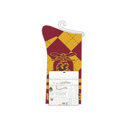 Bellissimi calzini in cotone a tema Grifondoro, perfette per i veri amanti della saga di Harry Potter.