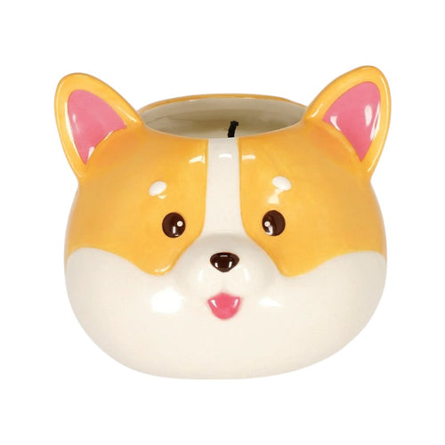 Candela profumata legami a tema corgie