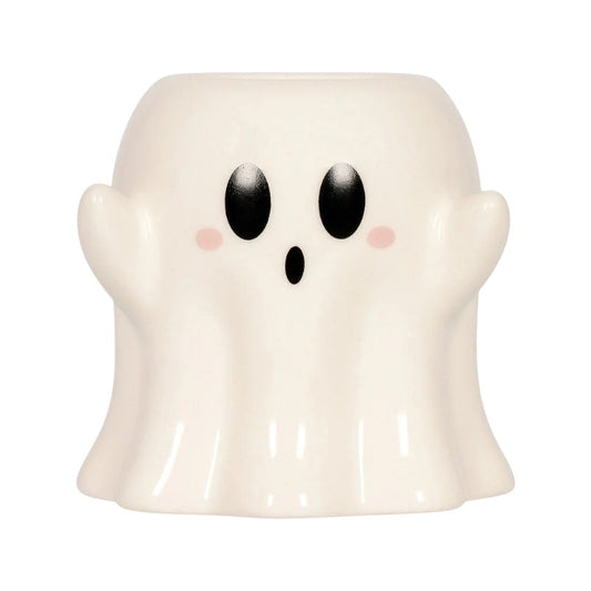 Bellissima candela in ceramica a forma di fantasmino, limited edition esclusiva Legami Halloween.