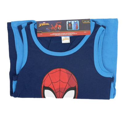 Bellissimo set composto da 2 canottiere estive per bambini a tema Marvel