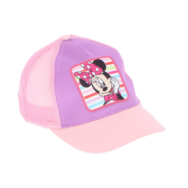 Bellissimo cappellino con retina a tema Minnie Mouse per bambini