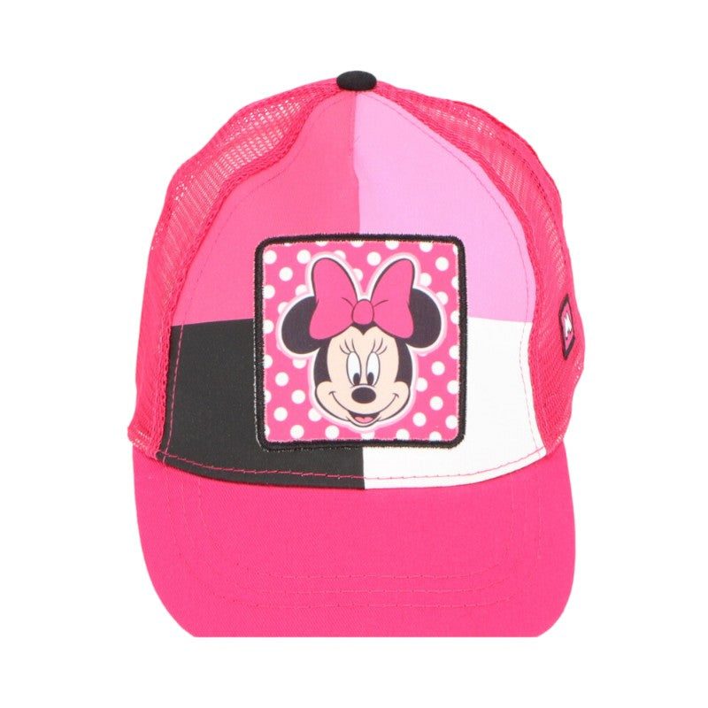 Bellissimo cappellino con retina a tema Minnie Mouse per bambini