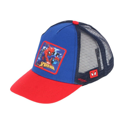 Bellissimo cappellino con retina a tema Spiderman per bambini