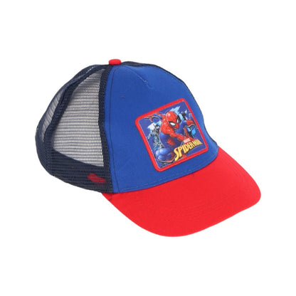 Bellissimo cappellino con retina a tema Spiderman per bambini