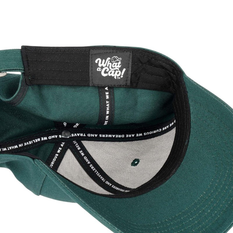 Cappellino visiera Legami Dino Limited Edition con ricamo pixel-art — taglia unica, chiusura regolabile, cotone. Stile originale per uomo e donna