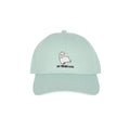 Cappellino visiera Legami Lama "No Probllama" — verde menta, ricamo lama, taglia unica regolabile. Il berretto da baseball ironico e originale