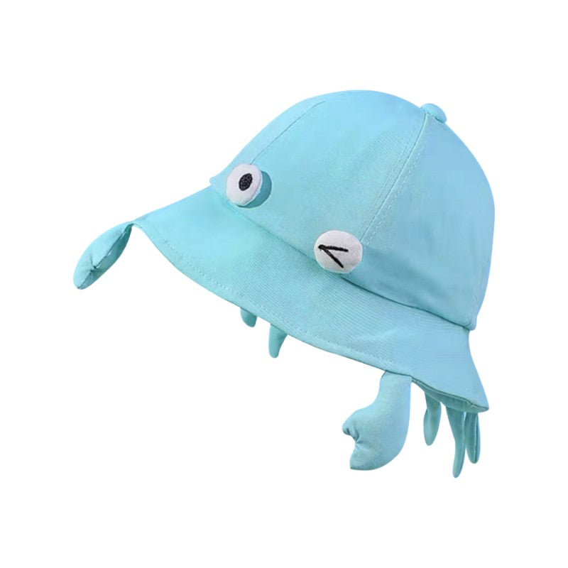 CAPPELLO DA PESCATORE PER BAMBINI A TEMA GRANCHIO