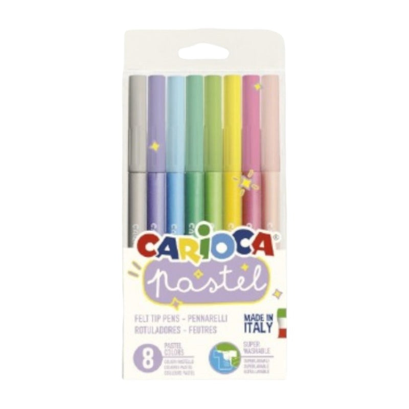 Kit Carioca Pastello - Evidenziatori + Matite + Pennarelli - Bundle