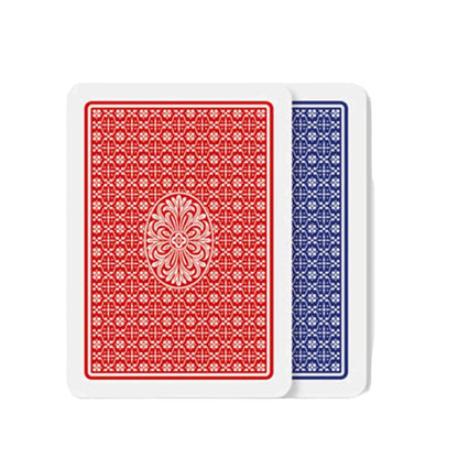 Carte da gioco Dal Negro. Due mazzi di carte composti da 55 carte l'uno con sfondo Excelsior in due diversi colori: Blu e Rosso. Carte di altissima qualità ottime per giochi come poker, ramino, scala 40, bridge, ecc...