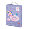 Ciambella gonfiabile bambini Legami Unicorno: testa 3D con corno dorato, doppia camera d'aria, max 40kg, toppa inclusa. Il galleggiante più magico dell'estate!

