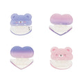 Set 4 clip capelli Legami Clip Me Up Orsetto: 2 clip orsetto + 2 cuori glitterati sfumati, chiusura a scatto. Idea regalo kawaii! Scoprile