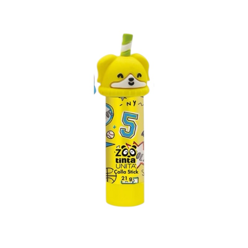 Colla stick tinta unita limited edition bubble tea con tappo kawaii