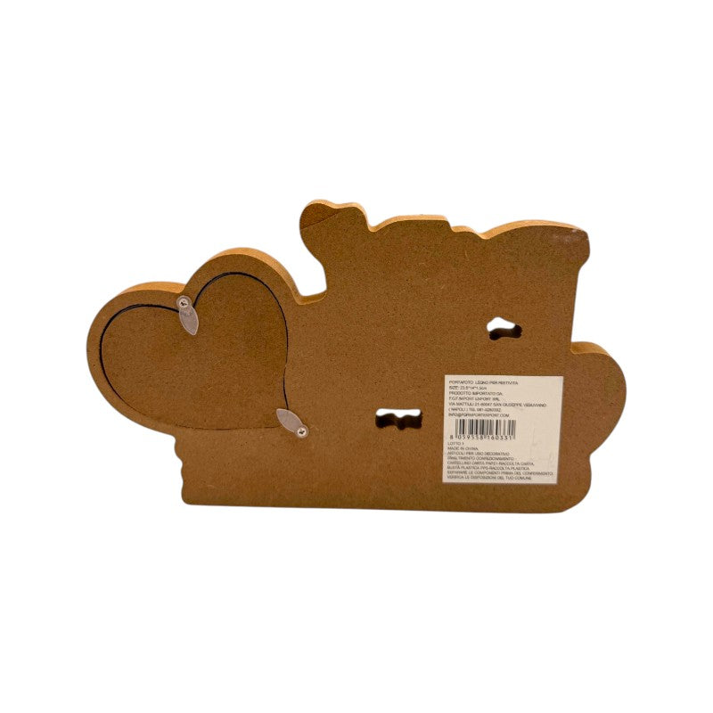 Cornice in legno per la festa del papà con la scritta "Papà Grazie di esistere"