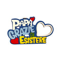 Cornice in legno per la festa del papà con la scritta "Papà Grazie di esistere"