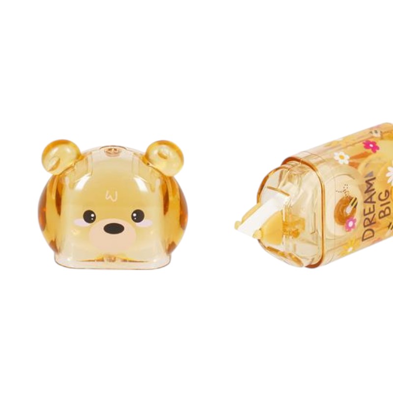 Correttore nastro Legami Bear Sweet Bear — correzione istantanea, design orsetto kawaii color miele, Dream Big. Regalo scolastico originale. 