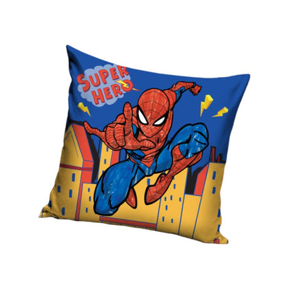 Cuscino quadrato sfoderabile a tema Marvel Spiderman, Versione fumetto