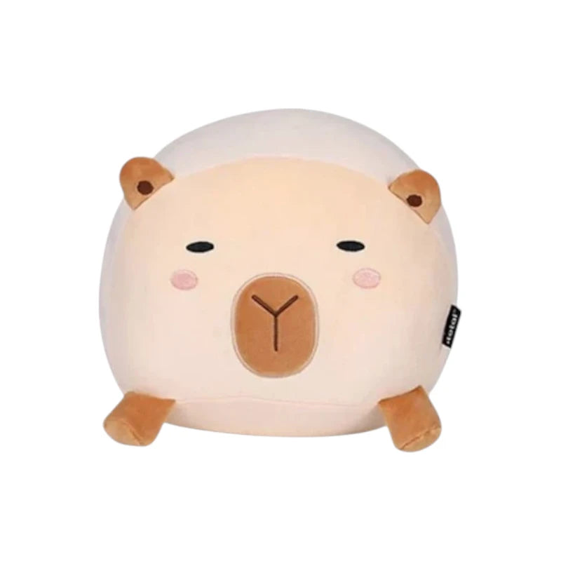 Maxi cuscino a forma di capibara, 33x30 cm, morbidissimo