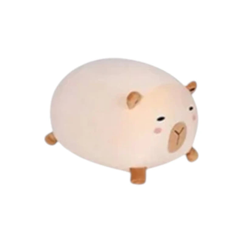 Maxi cuscino a forma di capibara, 33x30 cm, morbidissimo