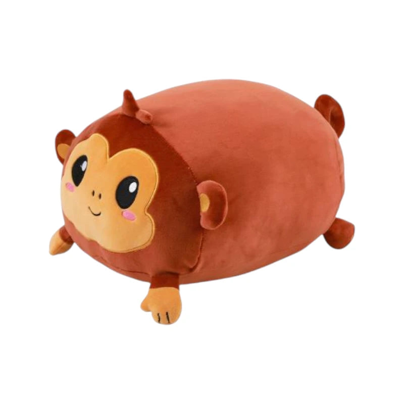 Maxi cuscino a forma di scimmietta, 33x30 cm, morbidissimo