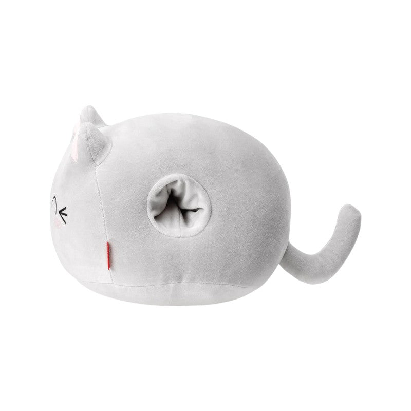 Bellissimo cuscino &amp; scaldamani super morbido a forma di gattino