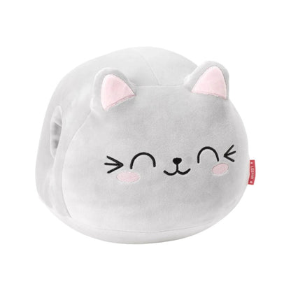 Bellissimo cuscino &amp; scaldamani super morbido a forma di gattino