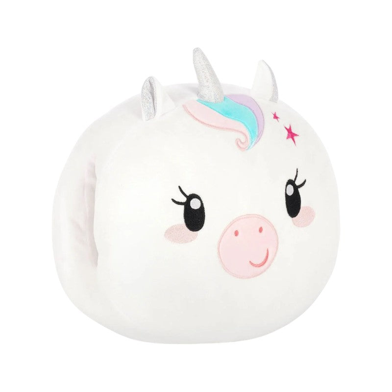 Bellissimo cuscino &amp; scaldamani super morbido a forma di unicorno
