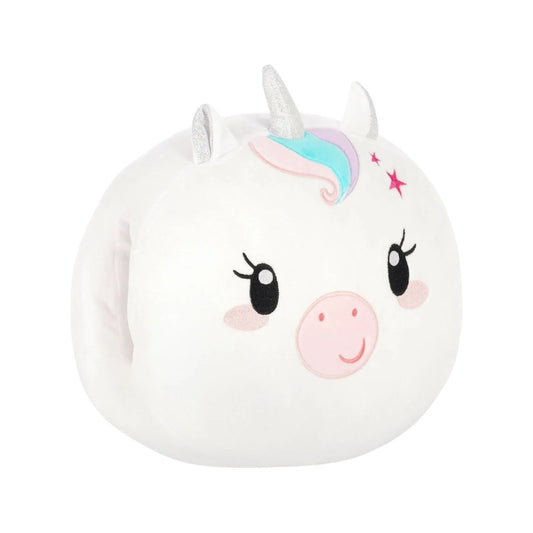 Bellissimo cuscino &amp; scaldamani super morbido a forma di unicorno
