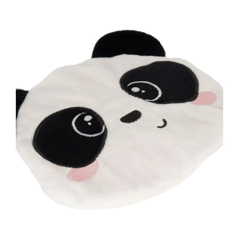 Cuscino termico Legami Panda con semi di lino e lavanda, uso caldo e freddo. Mini Warm Cuddles per relax naturale kawaii. Scoprilo ora!