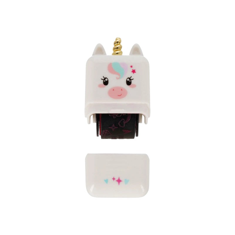 Timbro decorativo a rullo Legami Deco Roller Stamp — 300 metri di pattern kawaii, soggetti panda, gatto, unicorno. Regalo creativo per bambine.