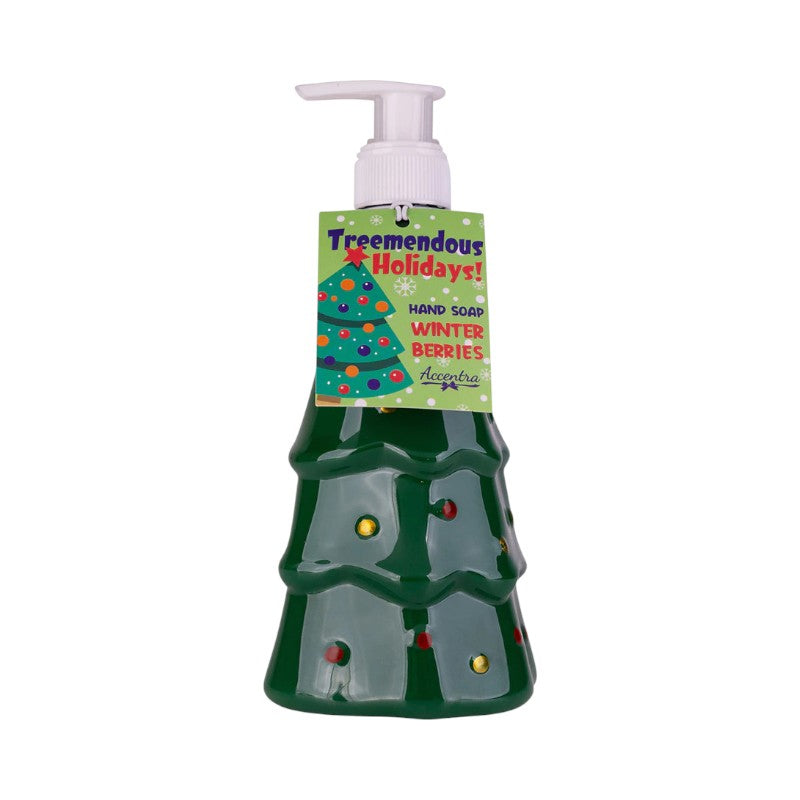 Portasapone mani natalizio a forma di Albero di Natale