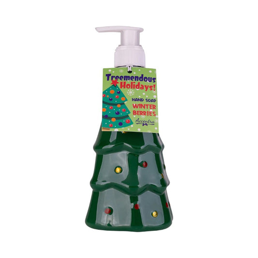 Portasapone mani natalizio a forma di Albero di Natale