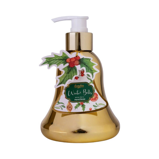 Portasapone mani natalizio a forma di Campana dorata