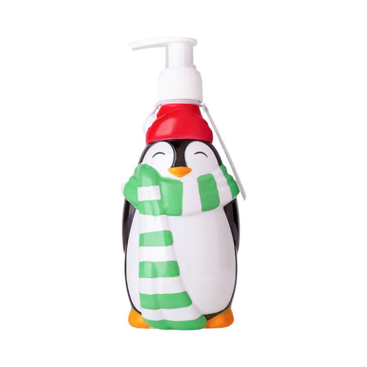 Portasapone mani natalizio a forma di Pinguino