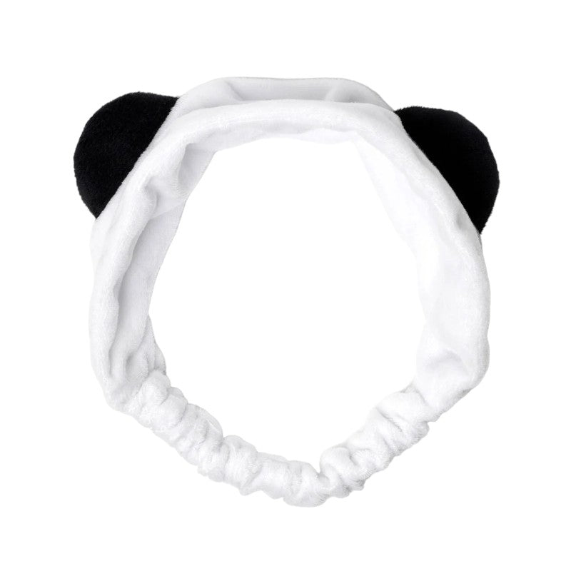 Bellissima fascia raccogli capelli per trattamenti viso a tema Panda