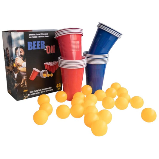 Ecco il fantastico set per le tue partite a Beer Pong!