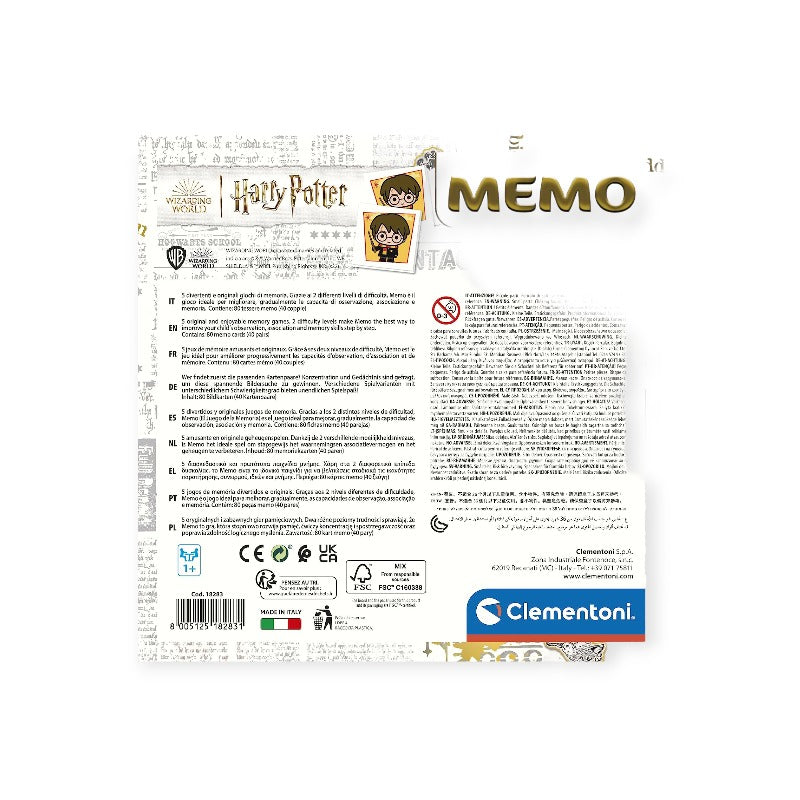 Gioco da tavola Memory Harry Potter