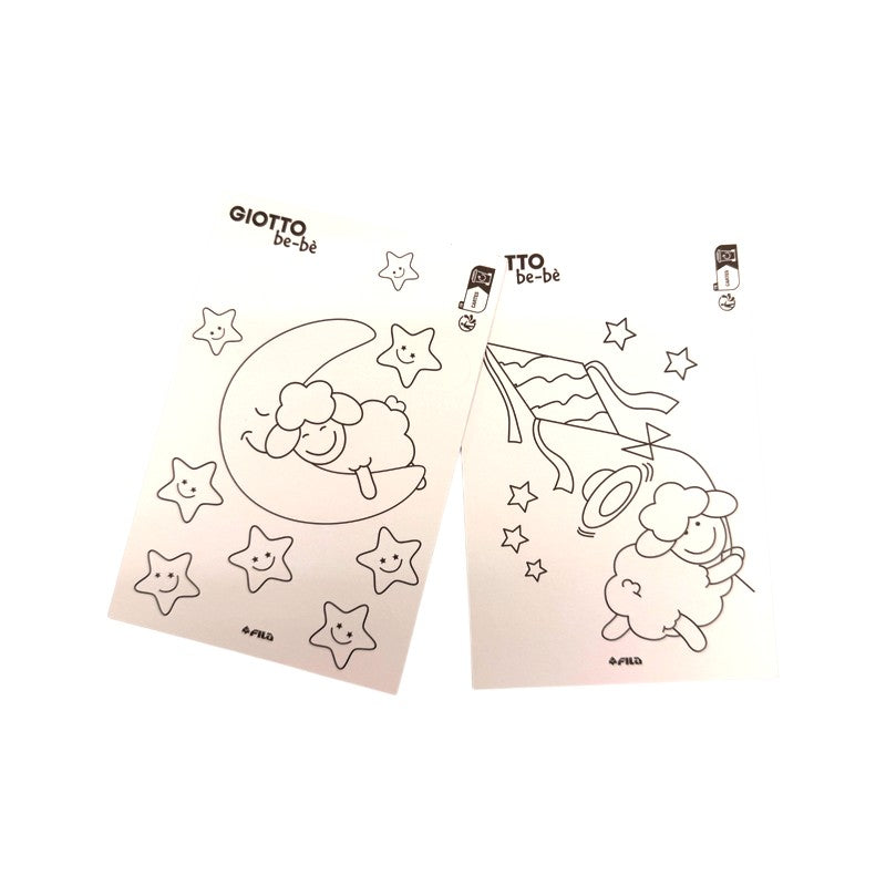 Astuccio Giotto be-bè con pennarelli super lavabili, schede da colorare e bolle di sapone: kit creativo per i più piccoli. Su Viano Shop!