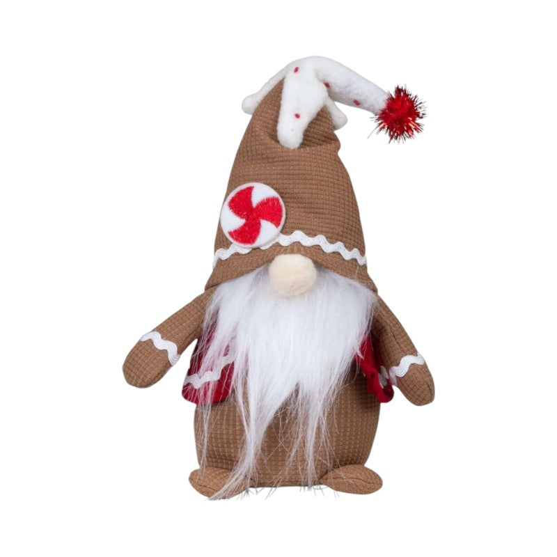 Bellissimo pupazzo natalizio a forma di Gnometto