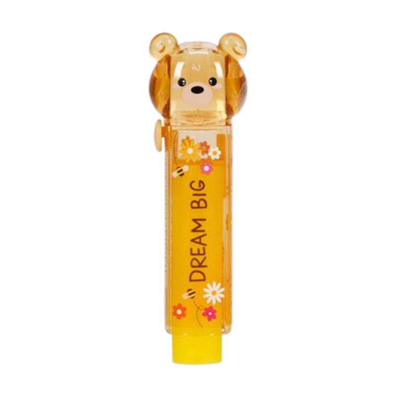 Gomma retrattile Legami Bear Sweet Bear — meccanismo click, testa orsetto 3D, design Dream Big color miele. Regalo kawaii per il corredo scolastico.