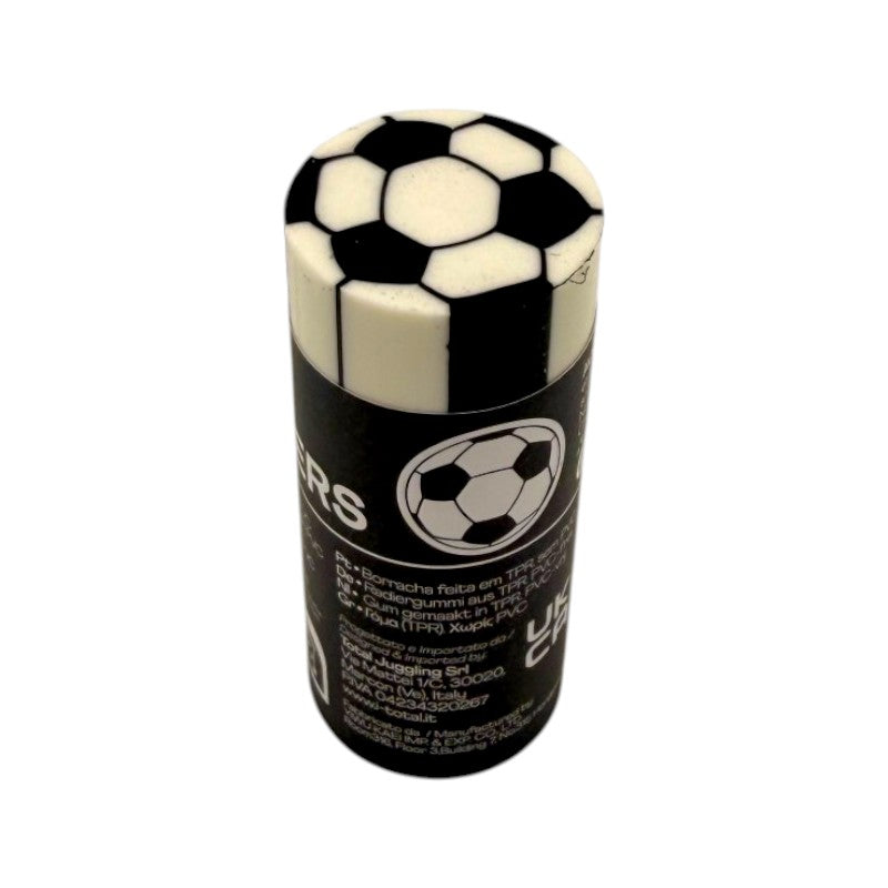 Gomme 3D sport I-Total — forma pallone, long eraser, varianti calcio, basket, volley e tennis. Regalo originale per bambini sportivi.