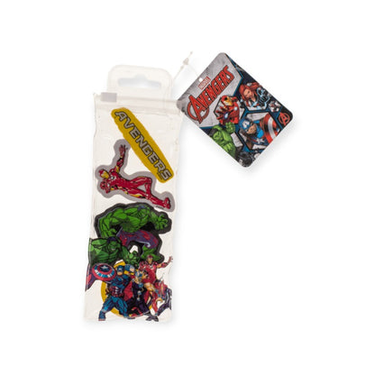 Bellissimo set per la scuola composto da 4 gomme da cancellare a tema Avengers