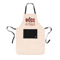 Fantastico grembiule da cucina da adulto con la scritta "Boss of the kitchen"